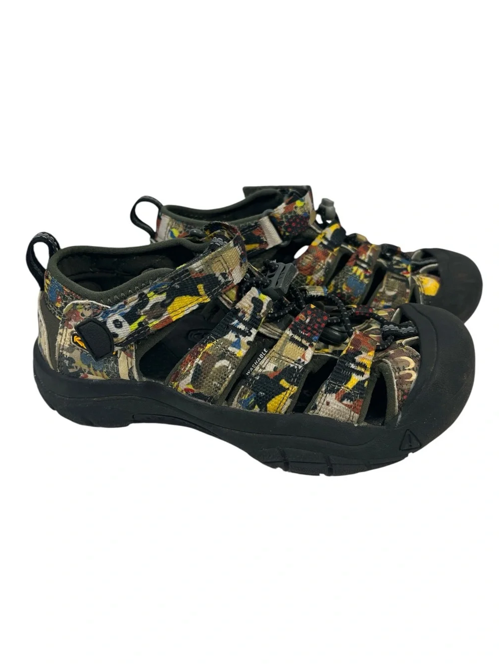 KEEN Kids Newport H2 Washable Sandal Little Kid size 1 in Animals Print